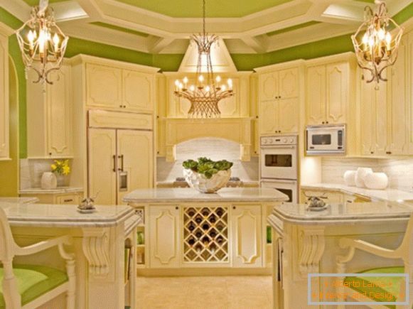Design brilhante de cozinha clássica