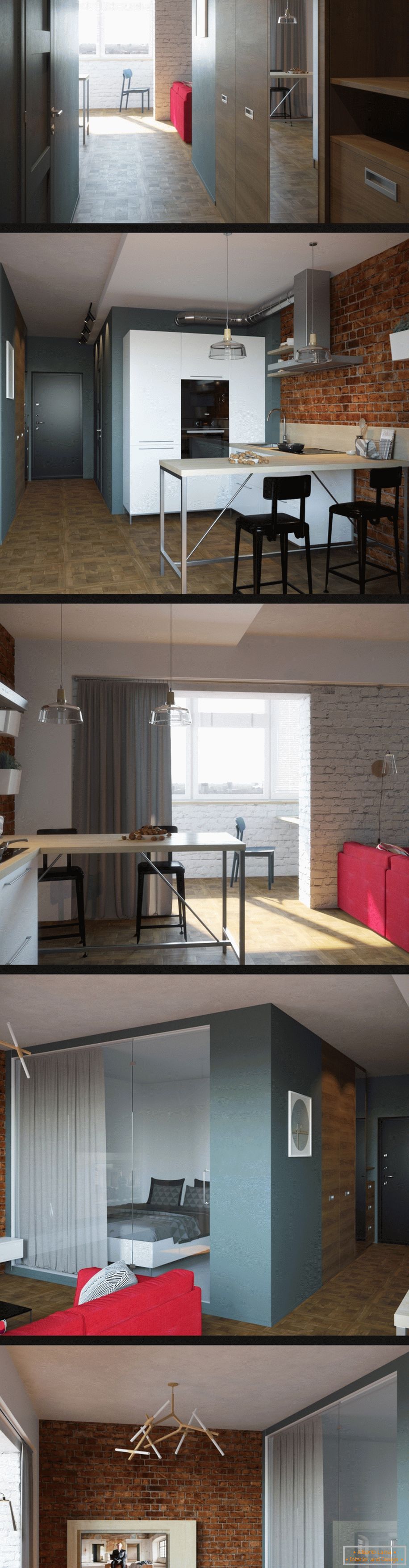 Design de interiores de estilo loft