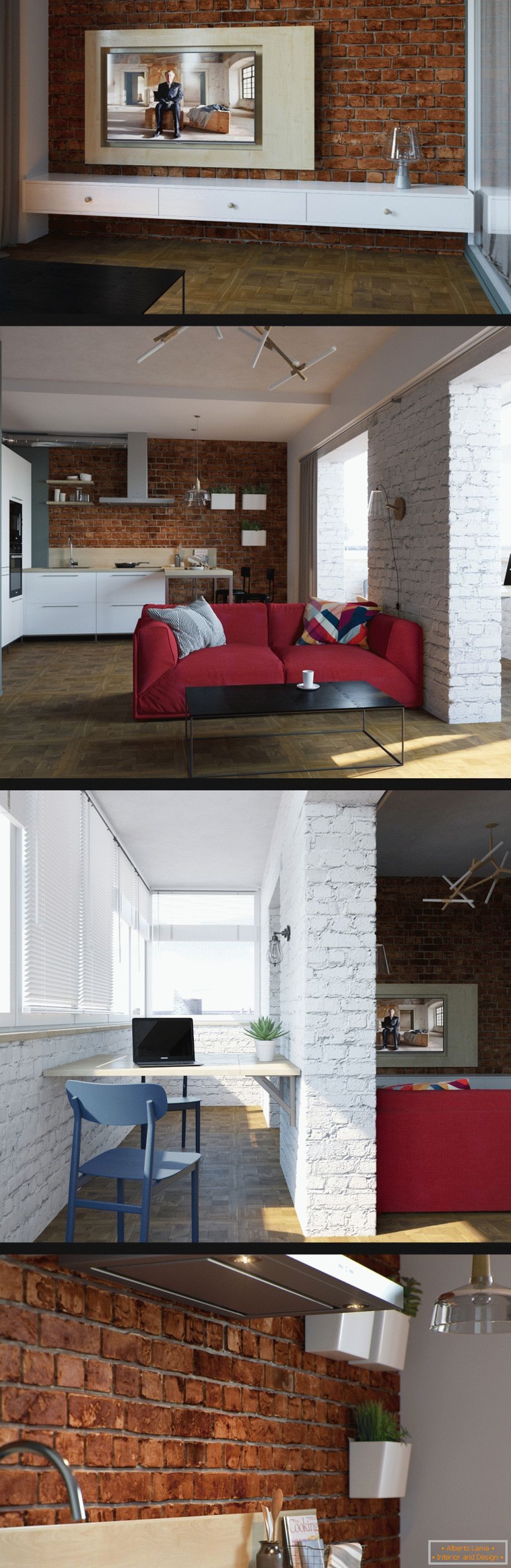 Design de interiores de estilo loft