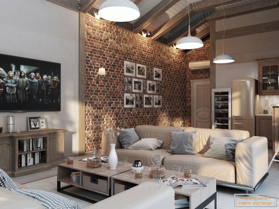 Design de interiores de estilo loft