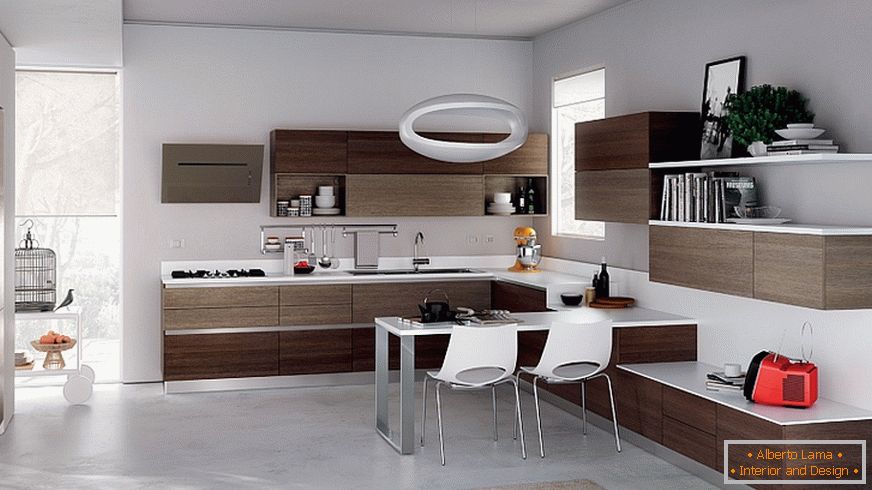 Design de interiores de cozinha