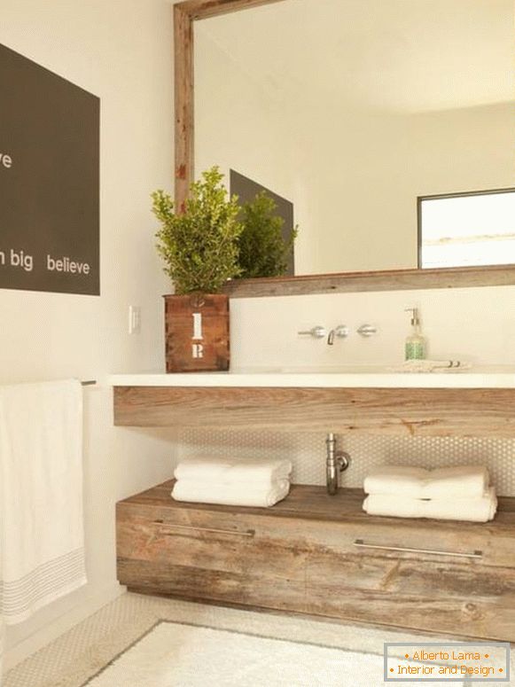 Mobiliário de casa de banho minimalista e elegante