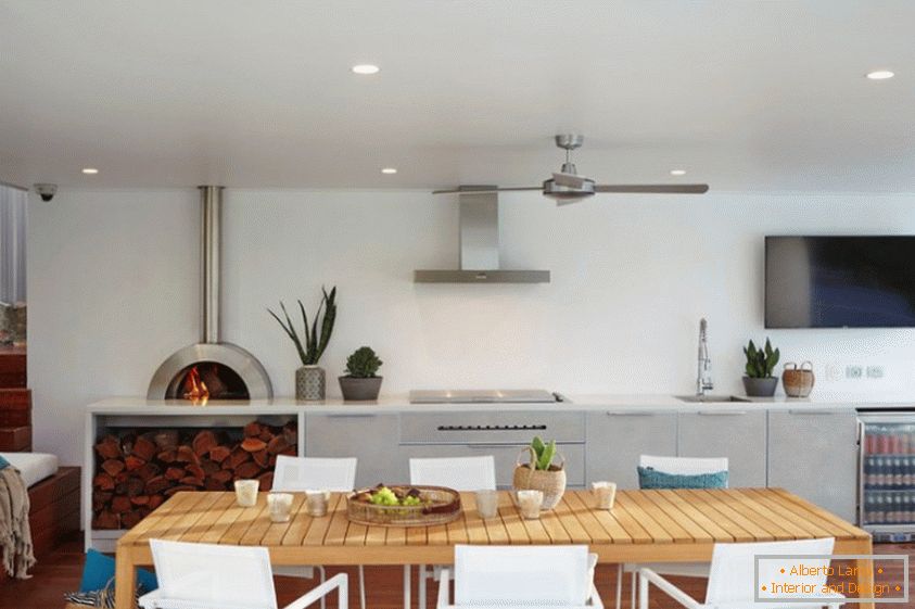 8 ideias para uma luxuosa cozinha de verão para sua casa de veraneio
