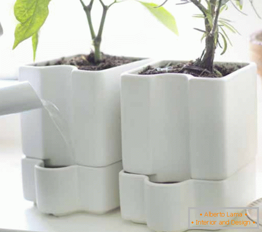 vaso para plantas de cerâmica vidrada SOTCITRON