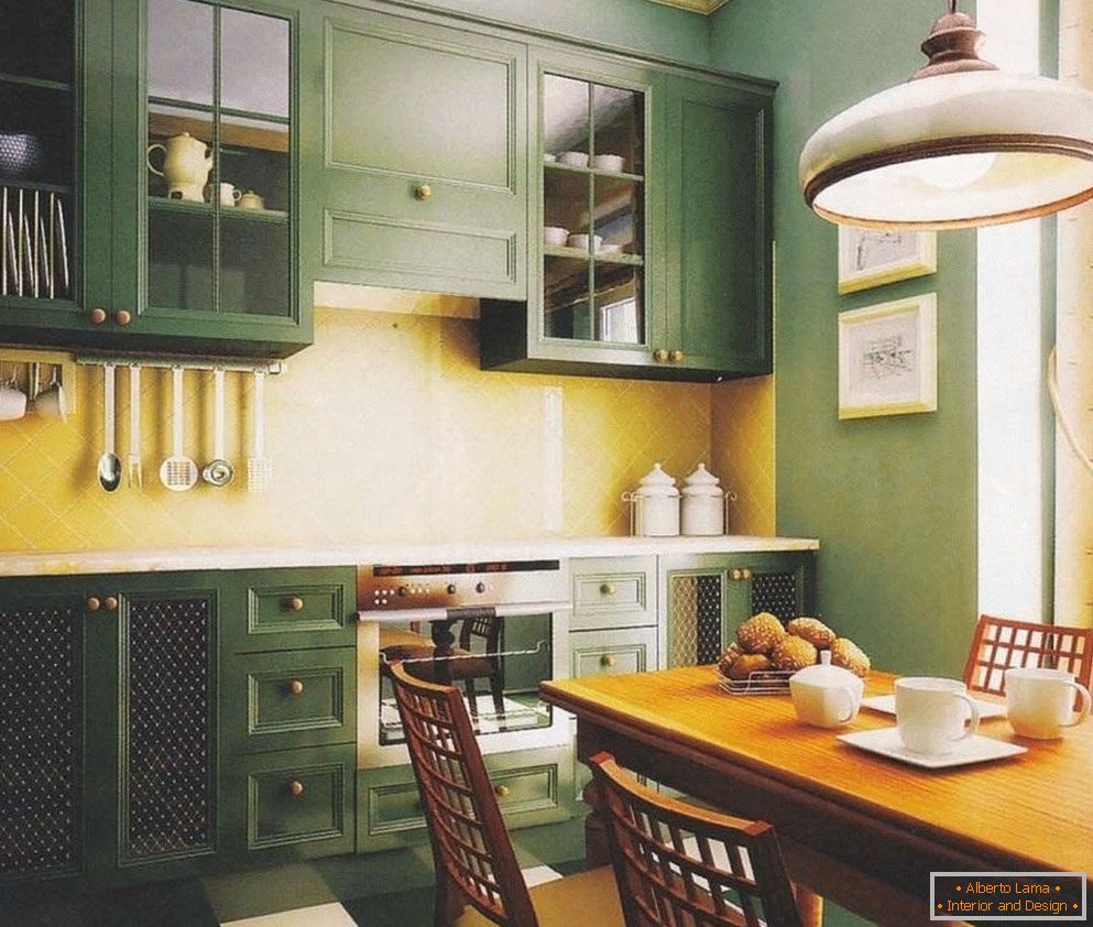 Cozinha verde