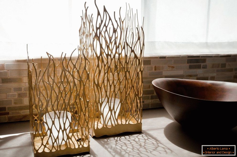 Vasos feitos de bambu