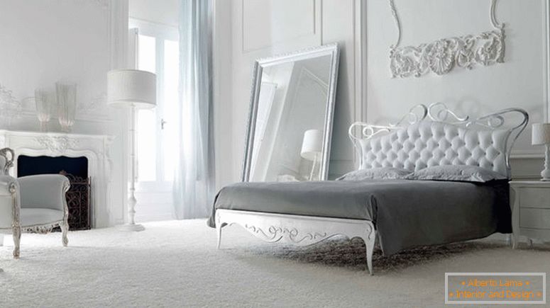 moderno-mobília-quarto-para-branco-quarto-design-idéias-vêm-com-tufado branco-cabeceira-em-ferro-cama-quadro-e-clássico-branco-nighstand-em-escultura-mais-branco- poltrona tufada clássica