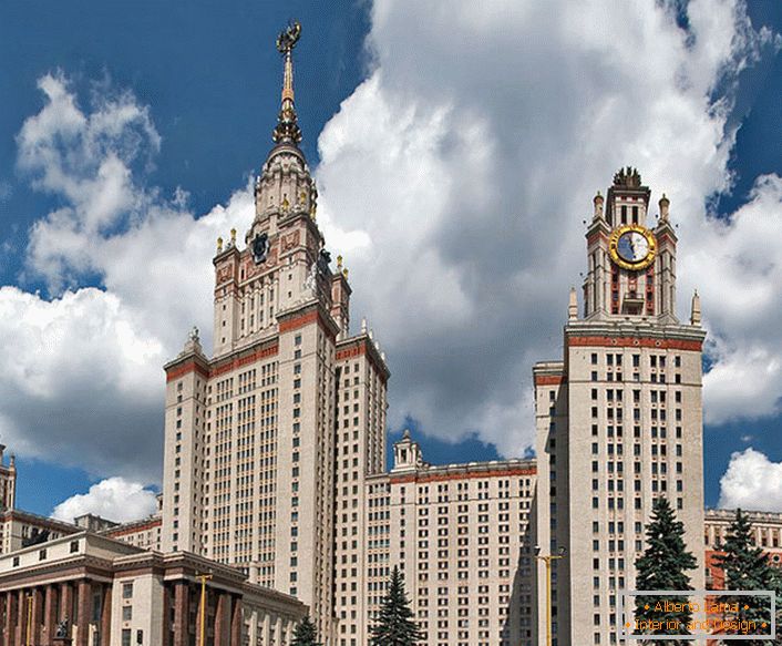 O Império de Stalin tornou-se uma direção arquitetônica separada.
