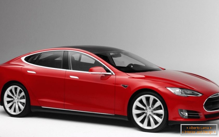 veículo elétrico Tesla Model S