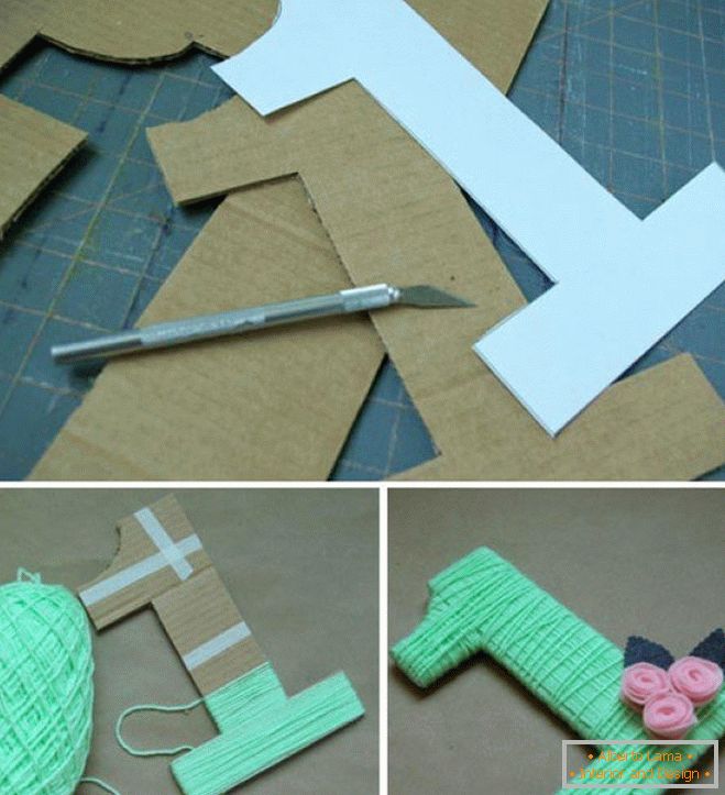 Exemplo de fabricação de figuras de papelão