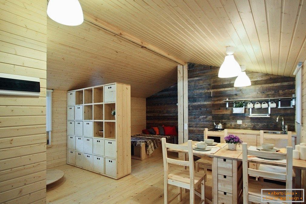 Casa de campo de madeira
