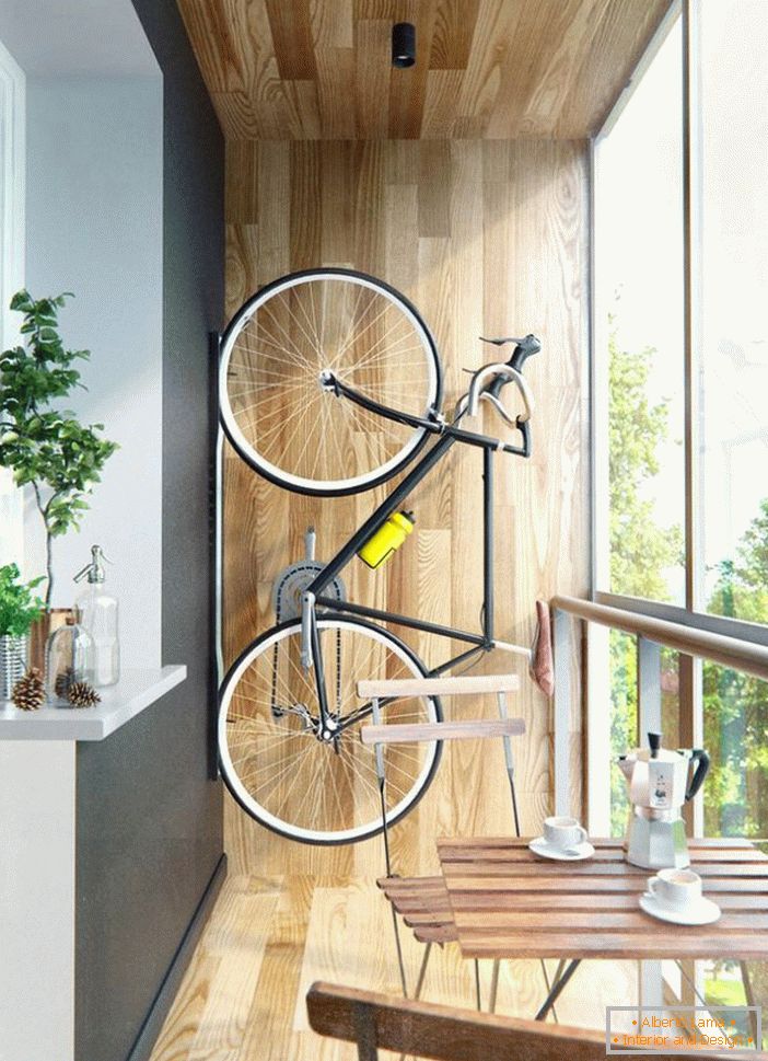 Bicicleta na varanda