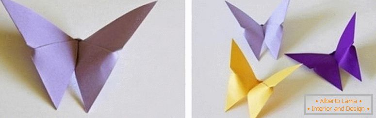 Borboletas de origami