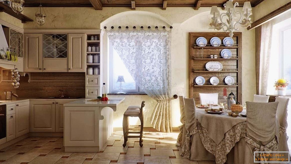 Grande cozinha provençal