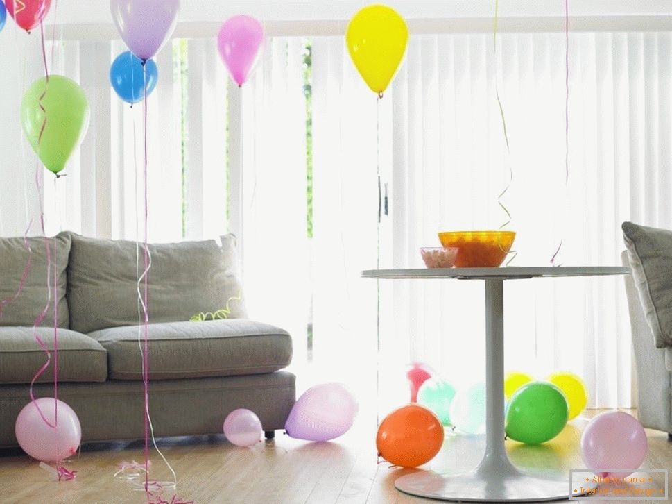 Balões para o feriado