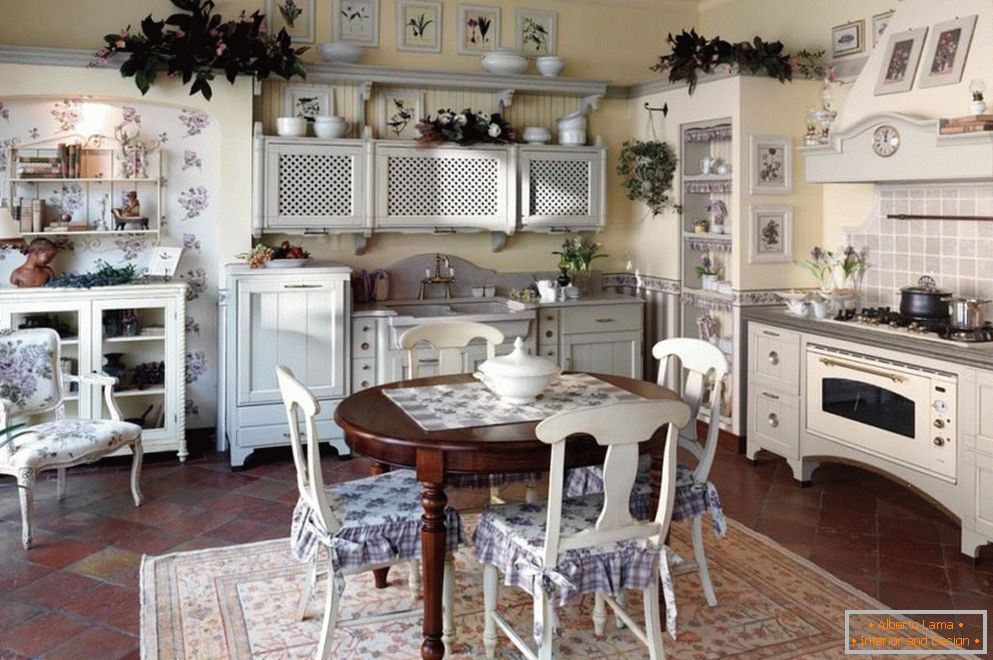 Interiores de cozinha vintage