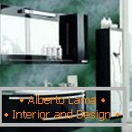 Verde em design de banheiro