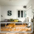 Design criativo da sala de estar