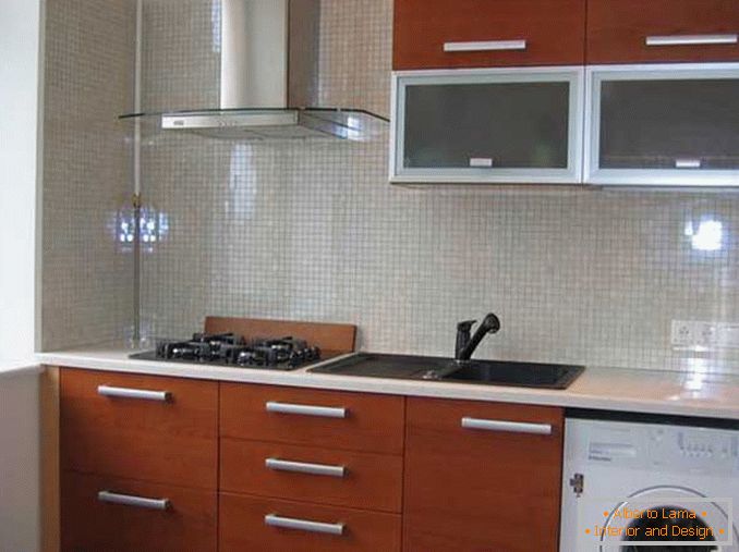 Design de interiores de um apartamento de um quarto Khrushchev - uma cozinha no estilo do minimalismo
