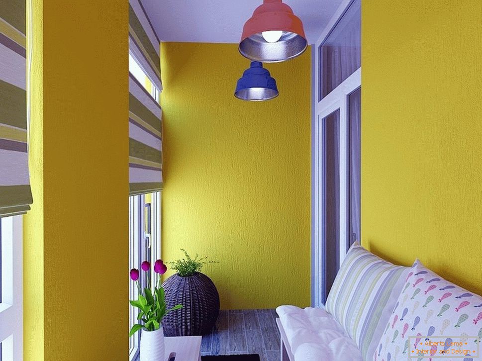 Design varanda amarela
