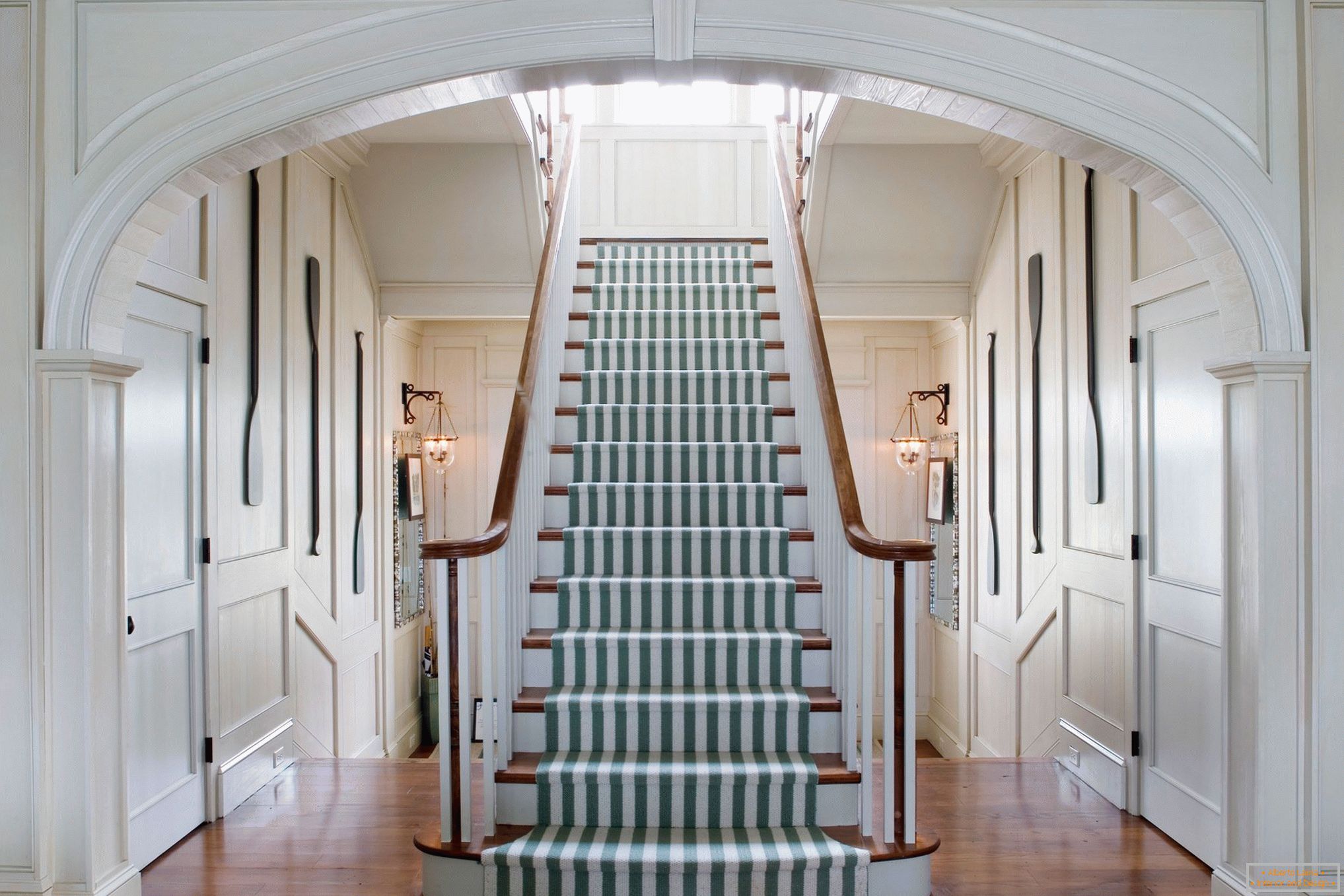 Design de salão com escadas