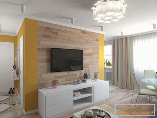 design de interiores de um apartamento de dois quartos, foto 2