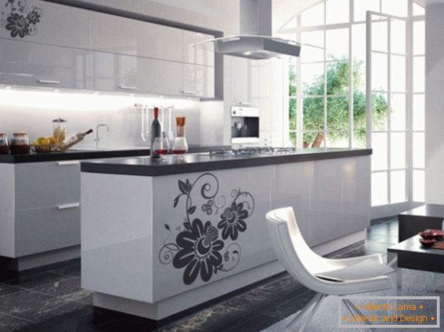 Design de interiores de cozinha-sala de jantar foto 2
