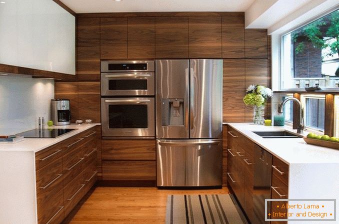 Design de interiores de cozinha moderna