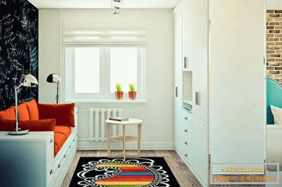 design de interiores de um pequeno apartamento de um quarto, foto 37
