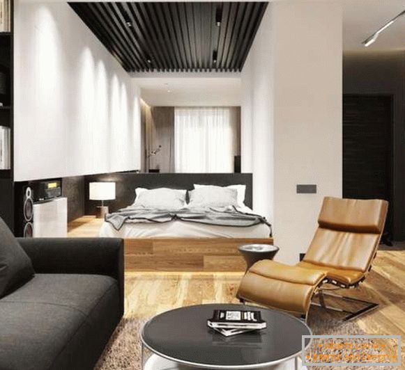 Design de interiores de um pequeno apartamento até 40 metros quadrados