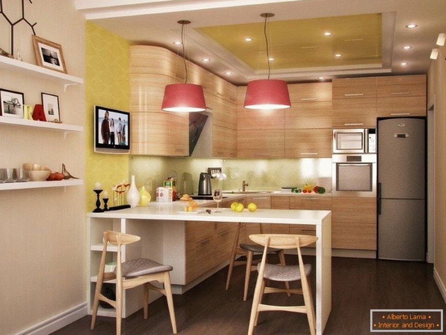 Cozinha com design moderno