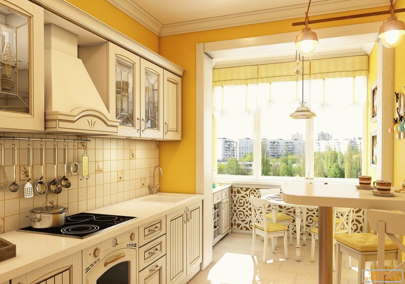 Cozinha amarela