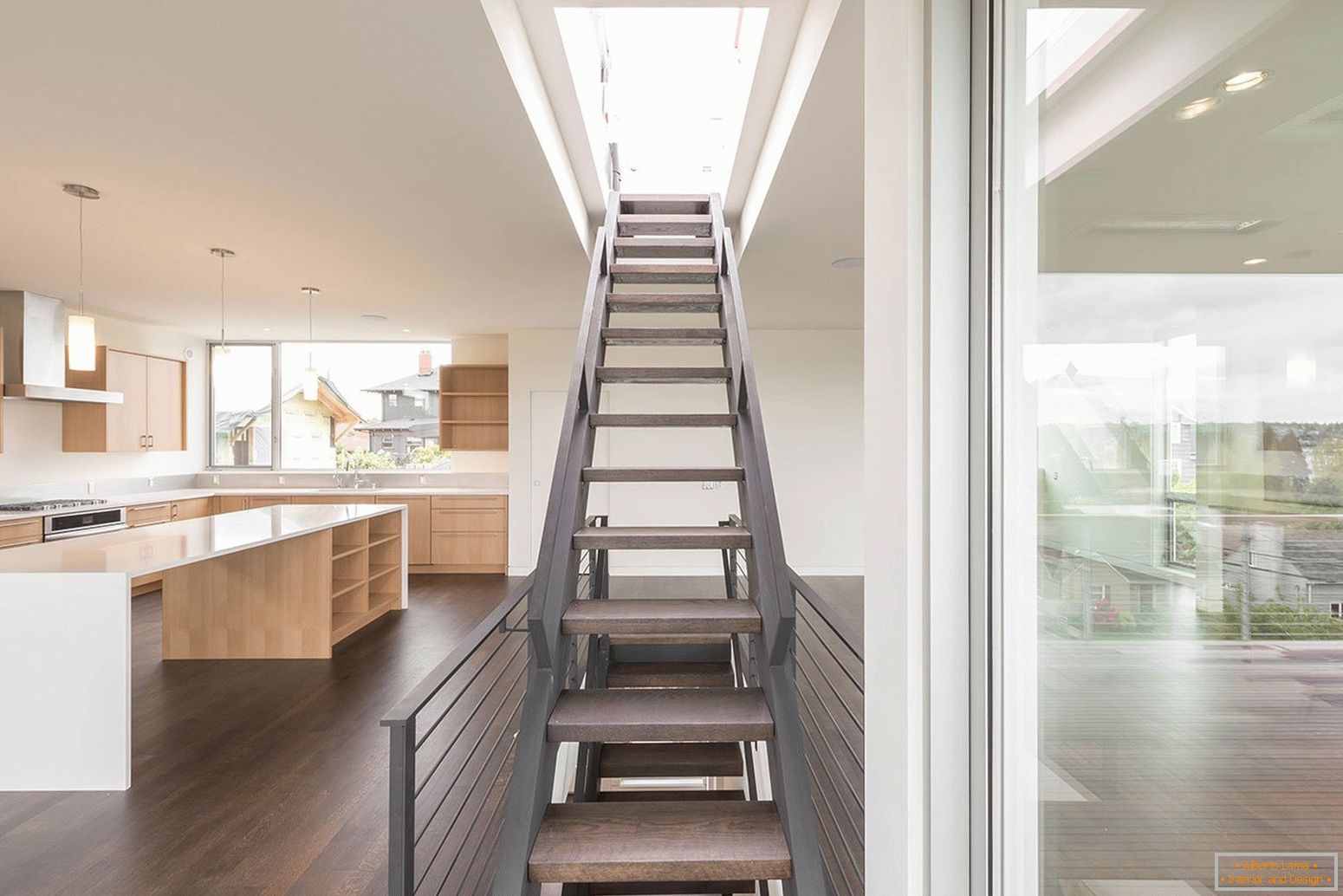 Escadas em estilo loft