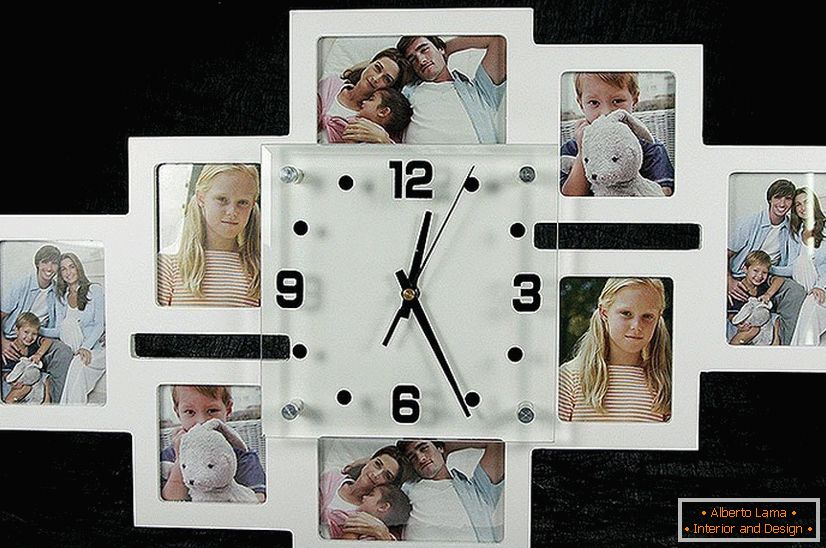 Relógios с семейными фотографиями