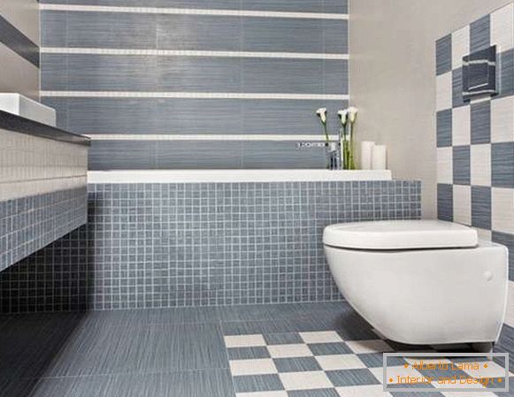 Design de azulejos no banheiro, foto 15