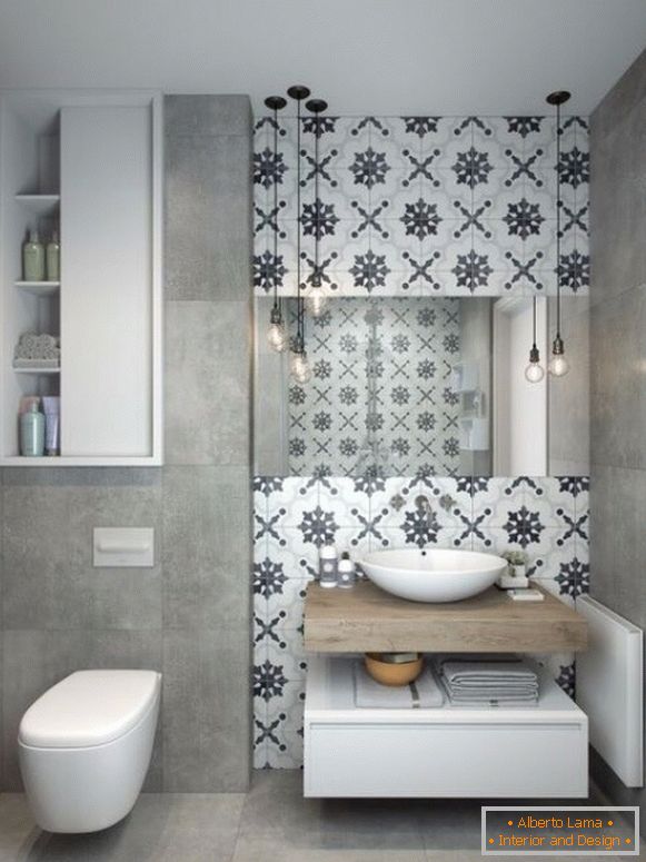 Design de azulejos no banheiro, foto 3