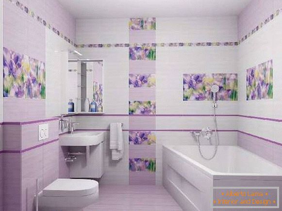 Design de azulejos no banheiro, foto 8