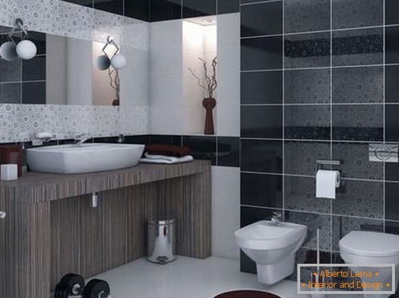Design de azulejos no banheiro, foto 9