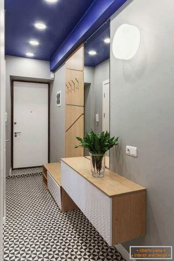 design de corredor estreito em idéias de apartamento, foto 35