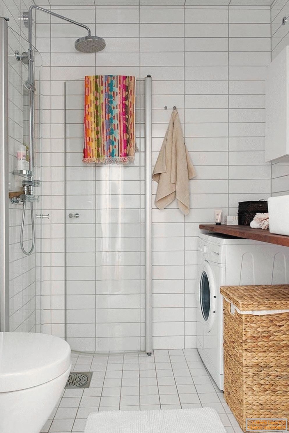Cabine de duche com portas sanfonadas