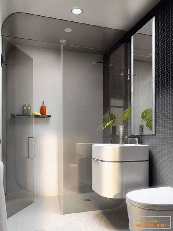 projeto do banheiro combinado com vaso sanitário, foto 12