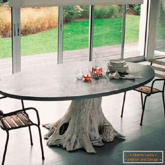 mesa de jantar de vidro designer, foto 8