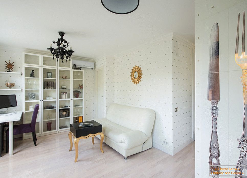 Sala de estar de apartamentos de luxo de Maria Dadiani