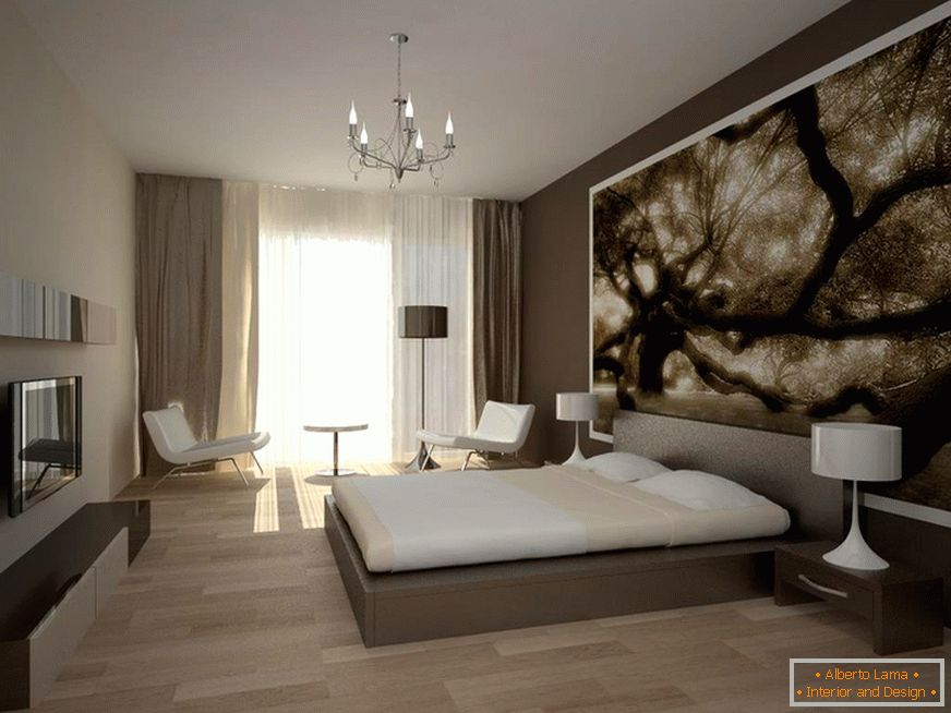 O estilo minimalista é ideal para organizar o interior de pequenos quartos.