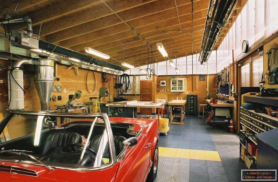 Design de interiores de garagem