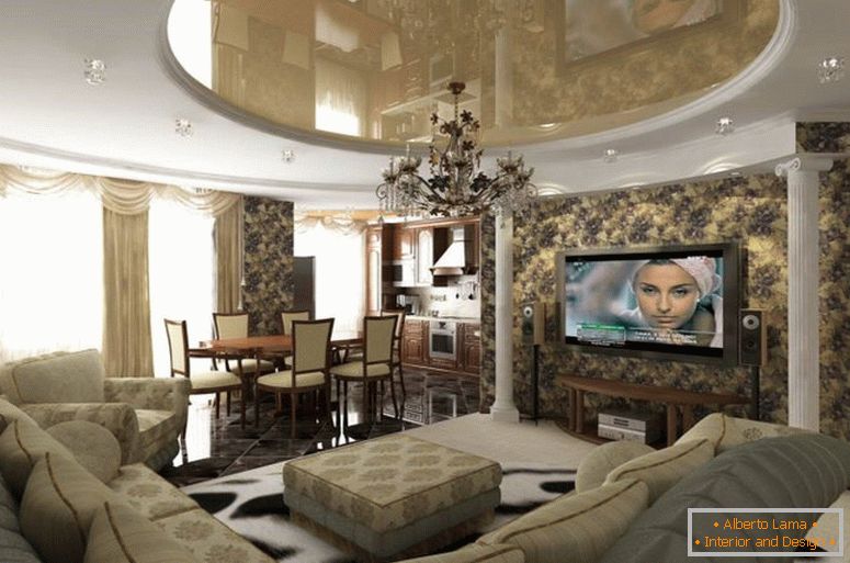 sala de estar-com-interior-em-estilo-clássico-moderno