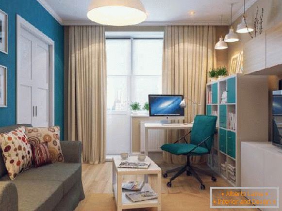 , design de uma sala de estar com uma área de trabalho foto foto 101
