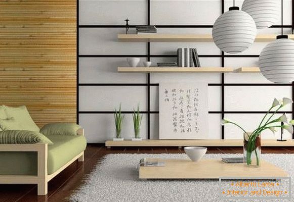 Decoração no estilo do minimalismo chinês