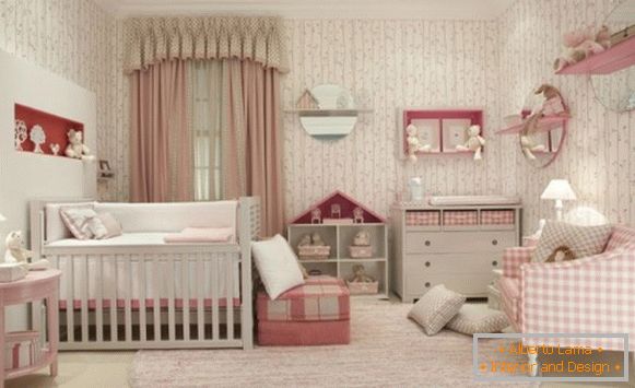 Interior para quarto de bebê recém-nascido, foto 49