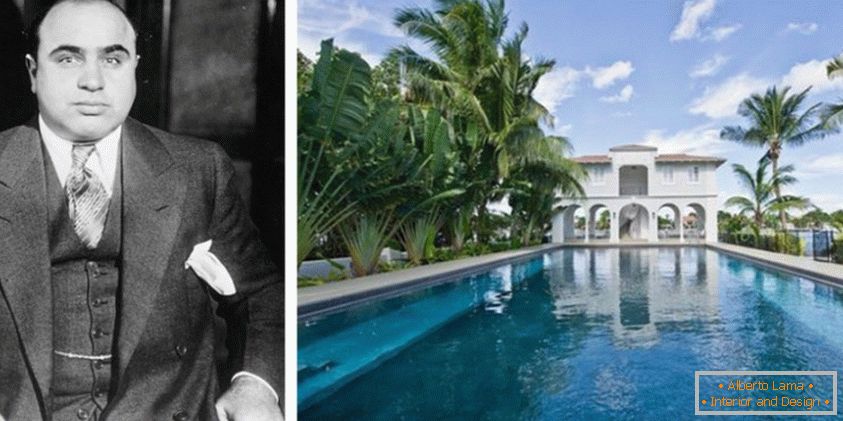 Al Capone e sua luxuosa casa em Miami